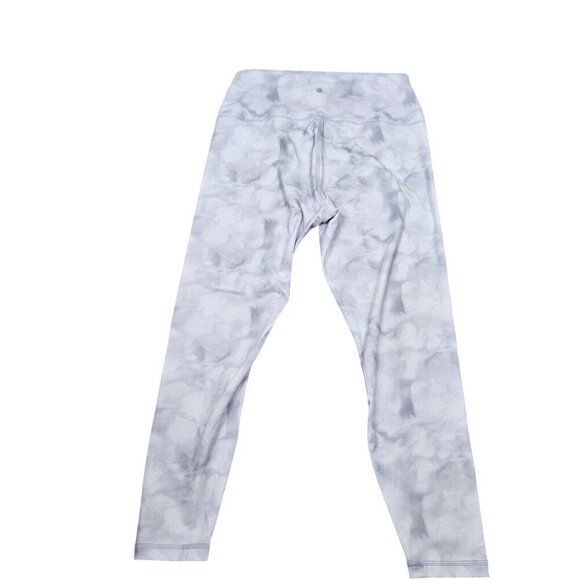 Yogalicious Lux Tie Dye High Waist Leggings Frosted Glass White Grey Size XLarge - Picture 3 of 9